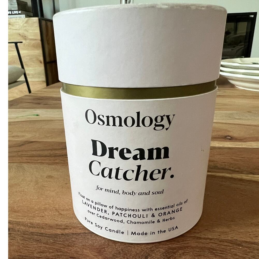 NEW Osmology Dream Catcher Anthropologie Soy Candle 45hrs lavender Orange Cedar
